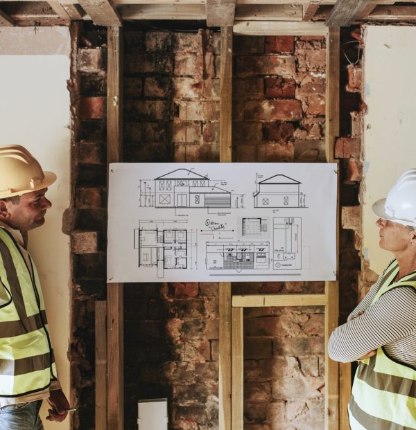 Floor plan psd mockup a construction site Floor plan psd mockup a construction site